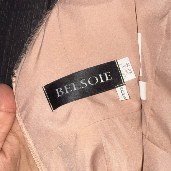 BELSOIE BRIDESMAIDS BY JASMINE Sequin bridesmaid dress with spaghetti straps - Picture 11 of 13